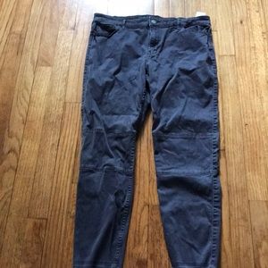 Hollister cropped high rise jeans